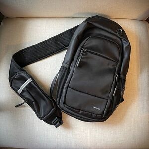 Black Men's Belt Bag